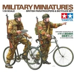 TAMIYA 1:35 WWII British Paratroopers Set-Bicycles [TA35333]