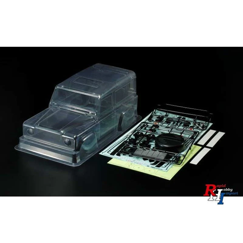 Tamiya LandRover Defender 90 Lexaan Body -51607 3 Tamiya LandRover Defender 90 Lexaan Body -51607